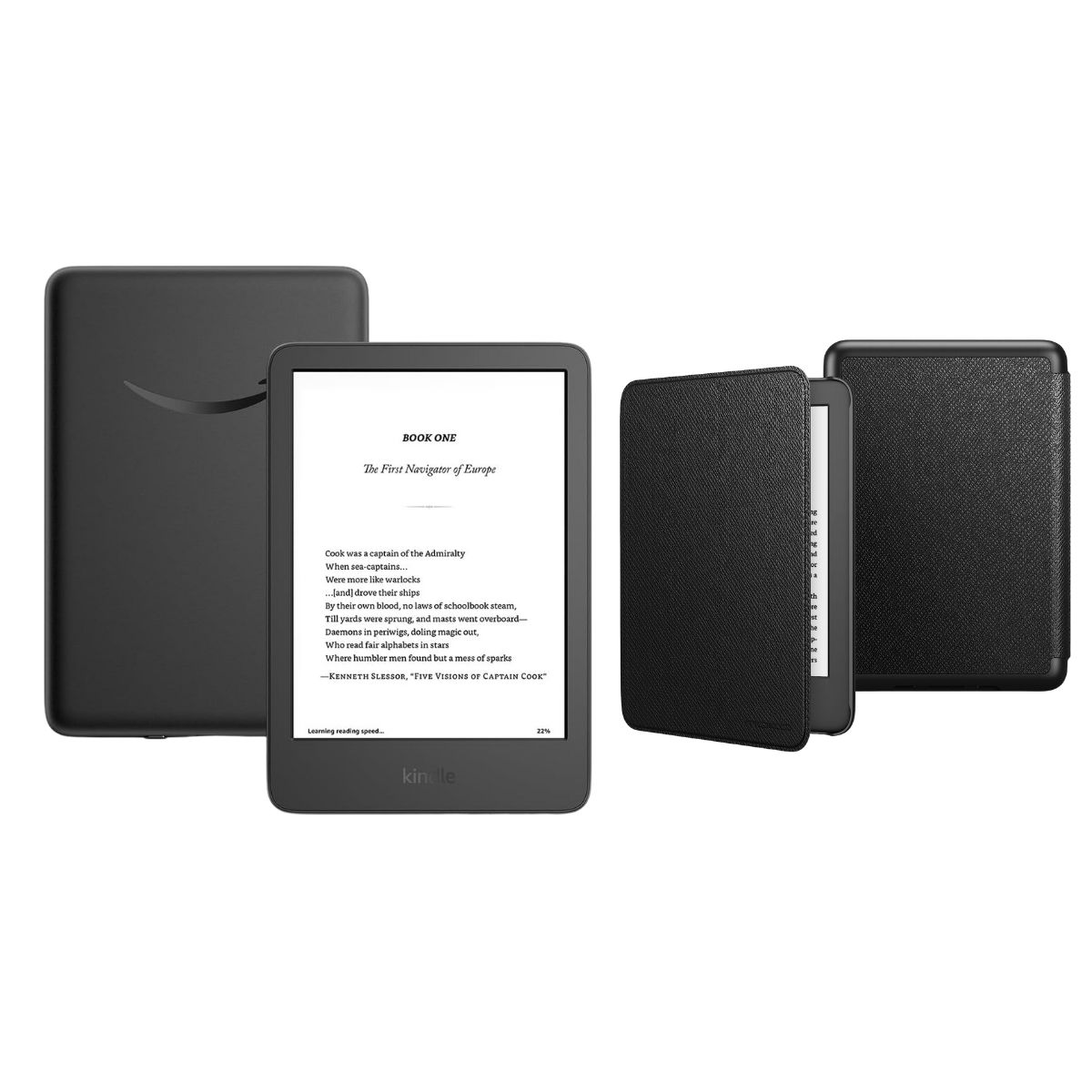 AMAZON - Amazon Kindle 11° Gen 2024 (16gb) Negro + Funda Flipcover Negro