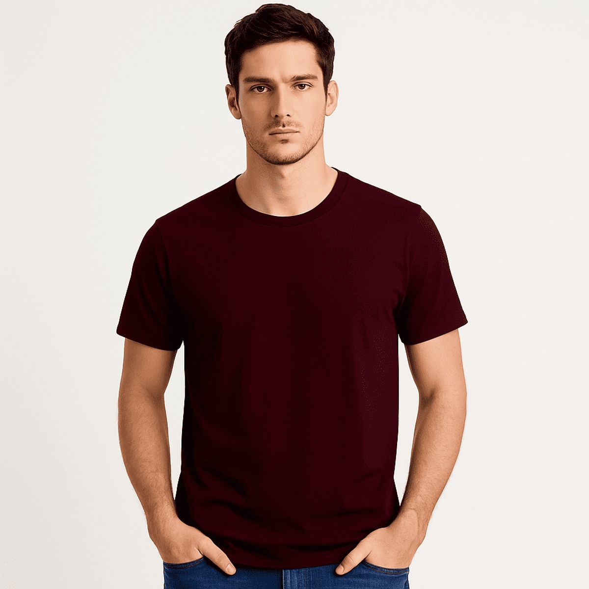 GENERICO - Polos Básicos Pack 3 - Color Vino