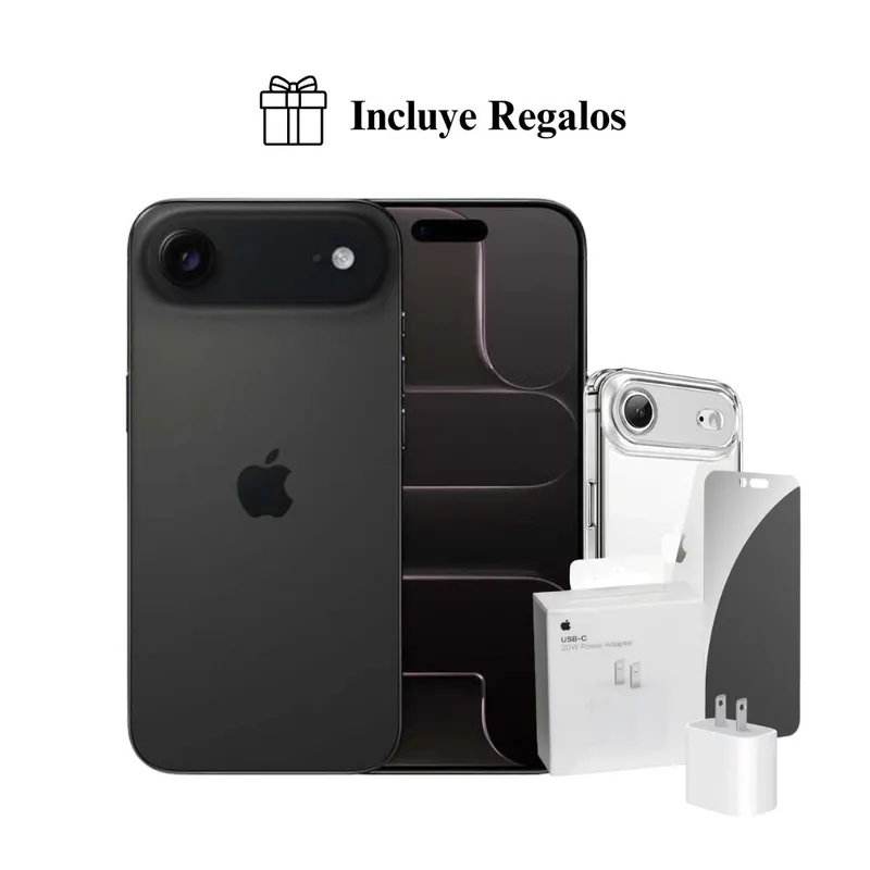 APPLE - Apple iPhone Air Apple Intelligence 256GB eSIM - Black + Combo de Regalo