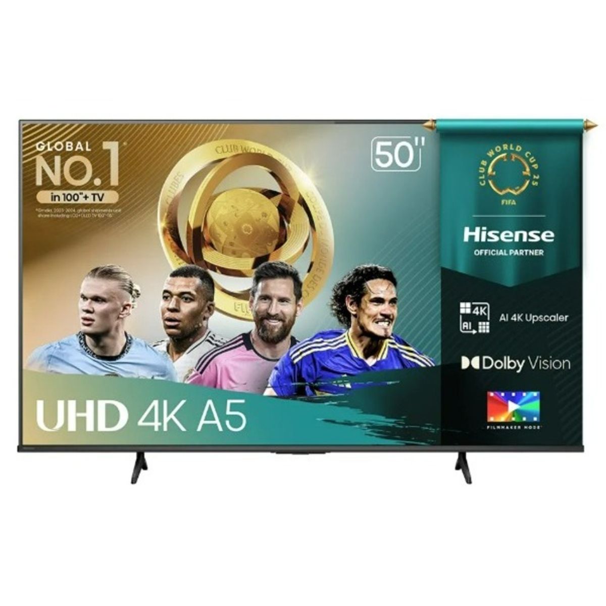 HISENSE - Televisor Hisense Led 50 Smart UHD 4K VIDAA 50A5NV 2025