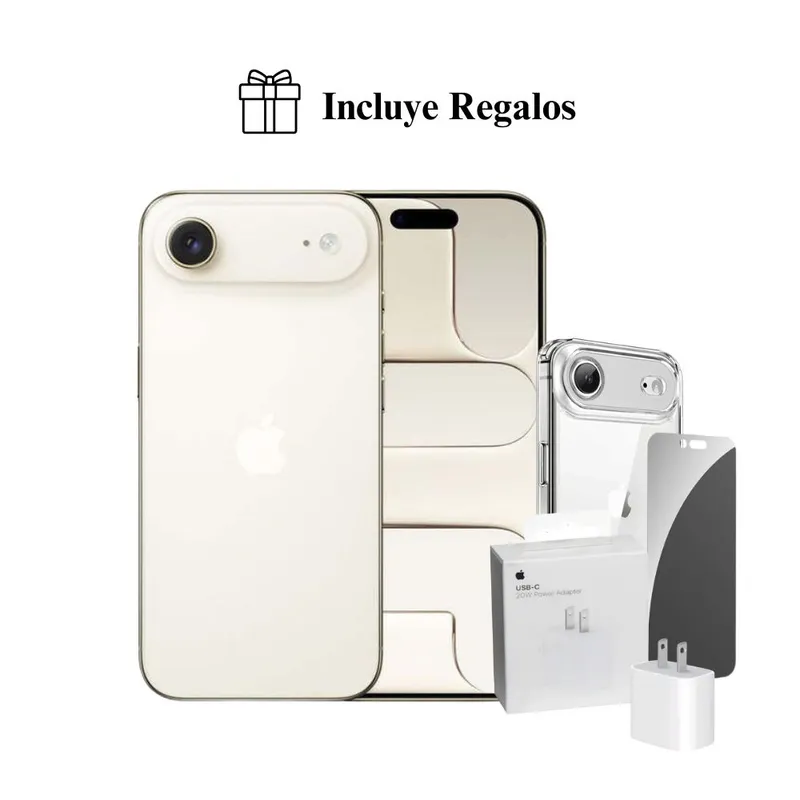 APPLE - Apple iPhone Air Apple Intelligence 256GB eSIM - Light Gold + Combo de Regalo