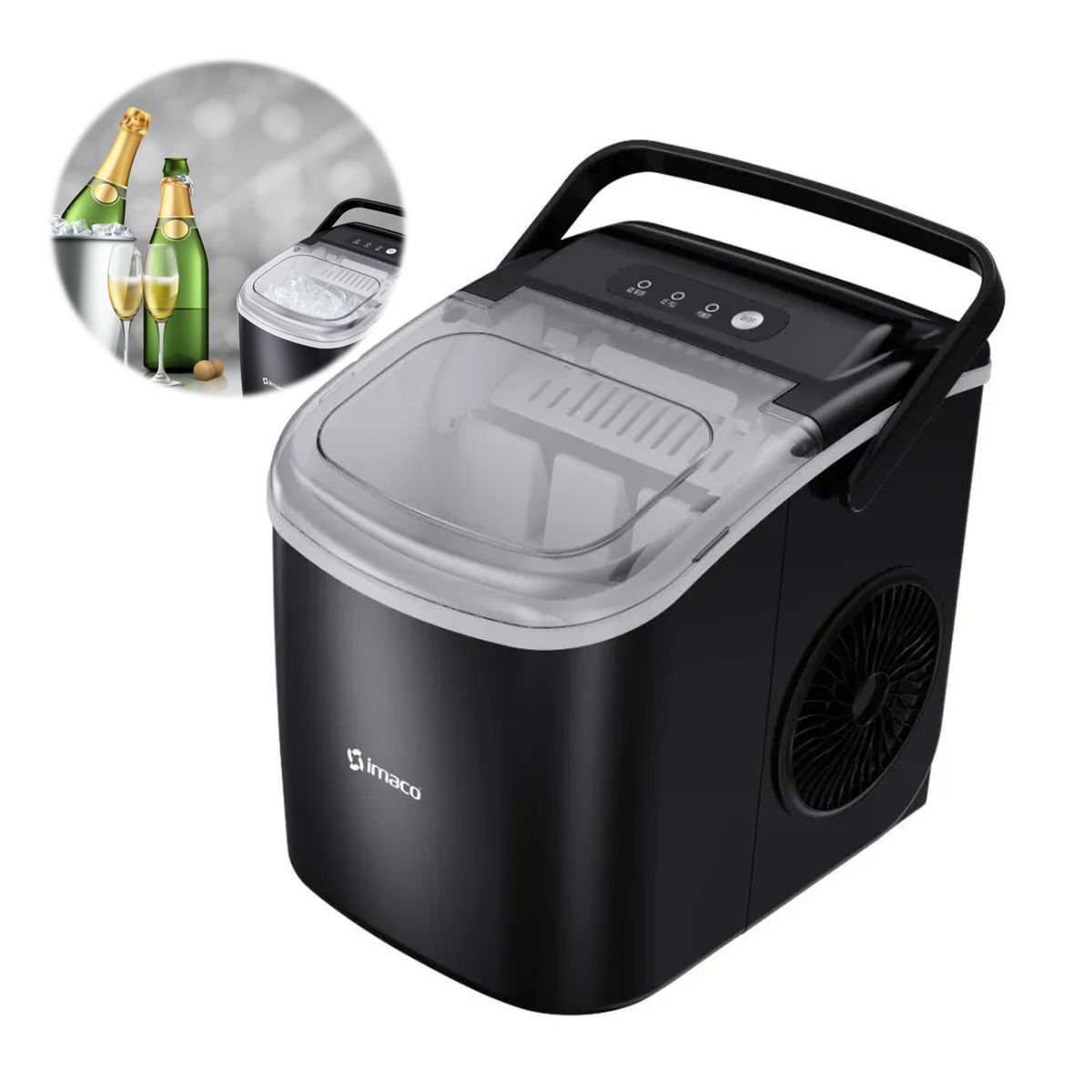 IMACO - Máquina para hacer Hielo Imaco IMK1209 90W