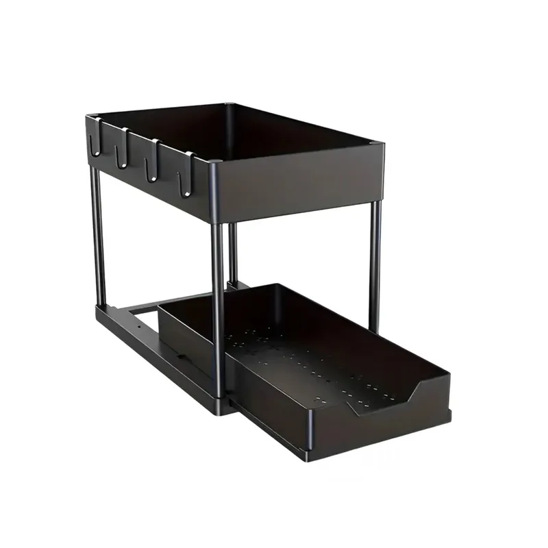 GENERICO - Organizador para Almacenar con Cajon Inferior Negro