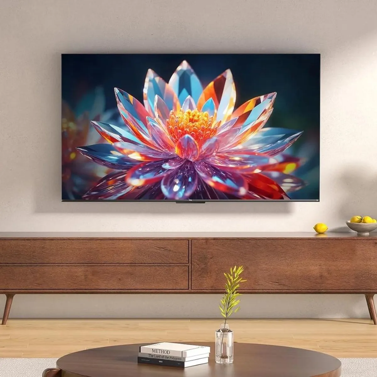 TCL - Televisor 75'' TCL UHD 4K QLED Google TV 75T6C 2025