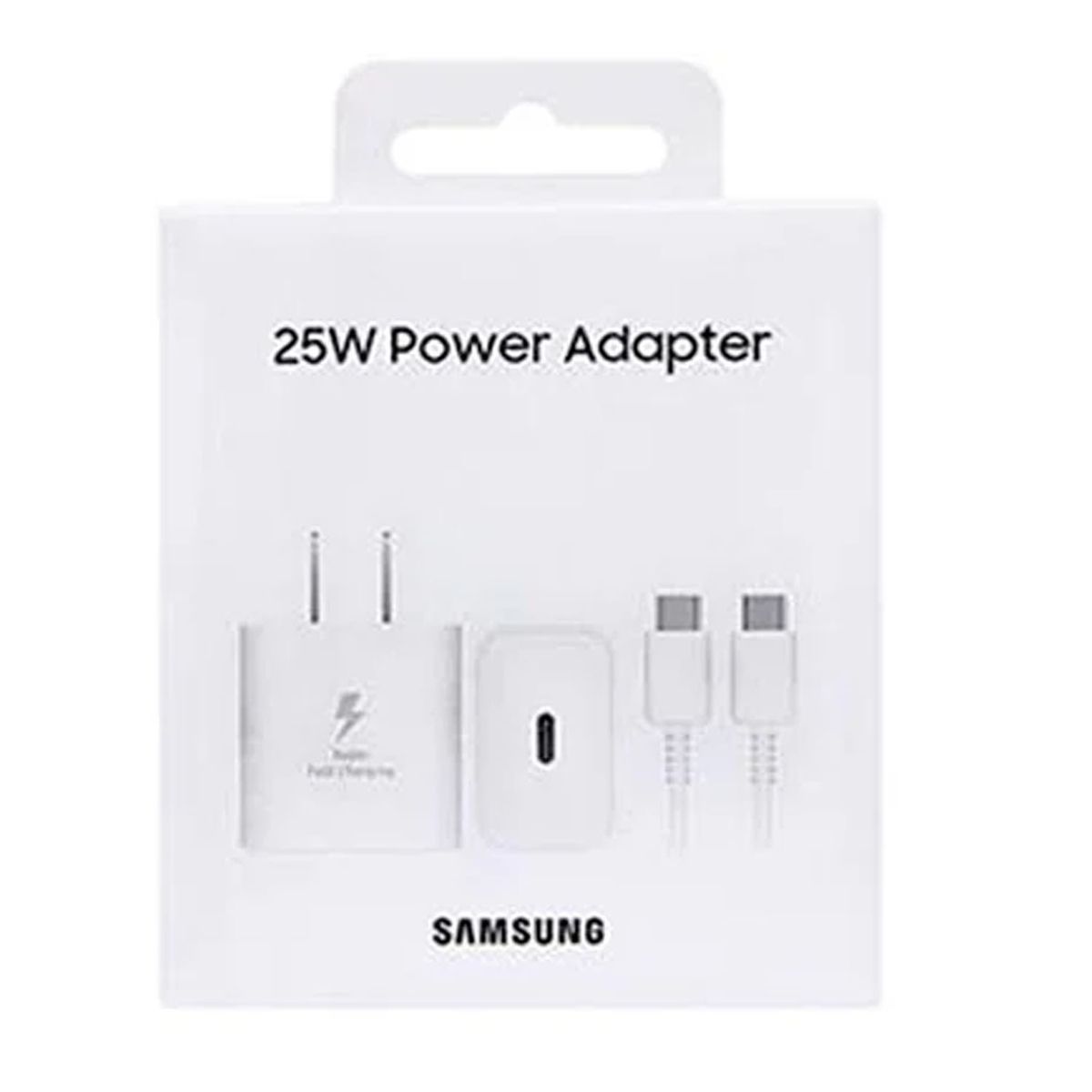 SAMSUNG - Cargador Samsung 25W Para Galaxy A55 - Blanco