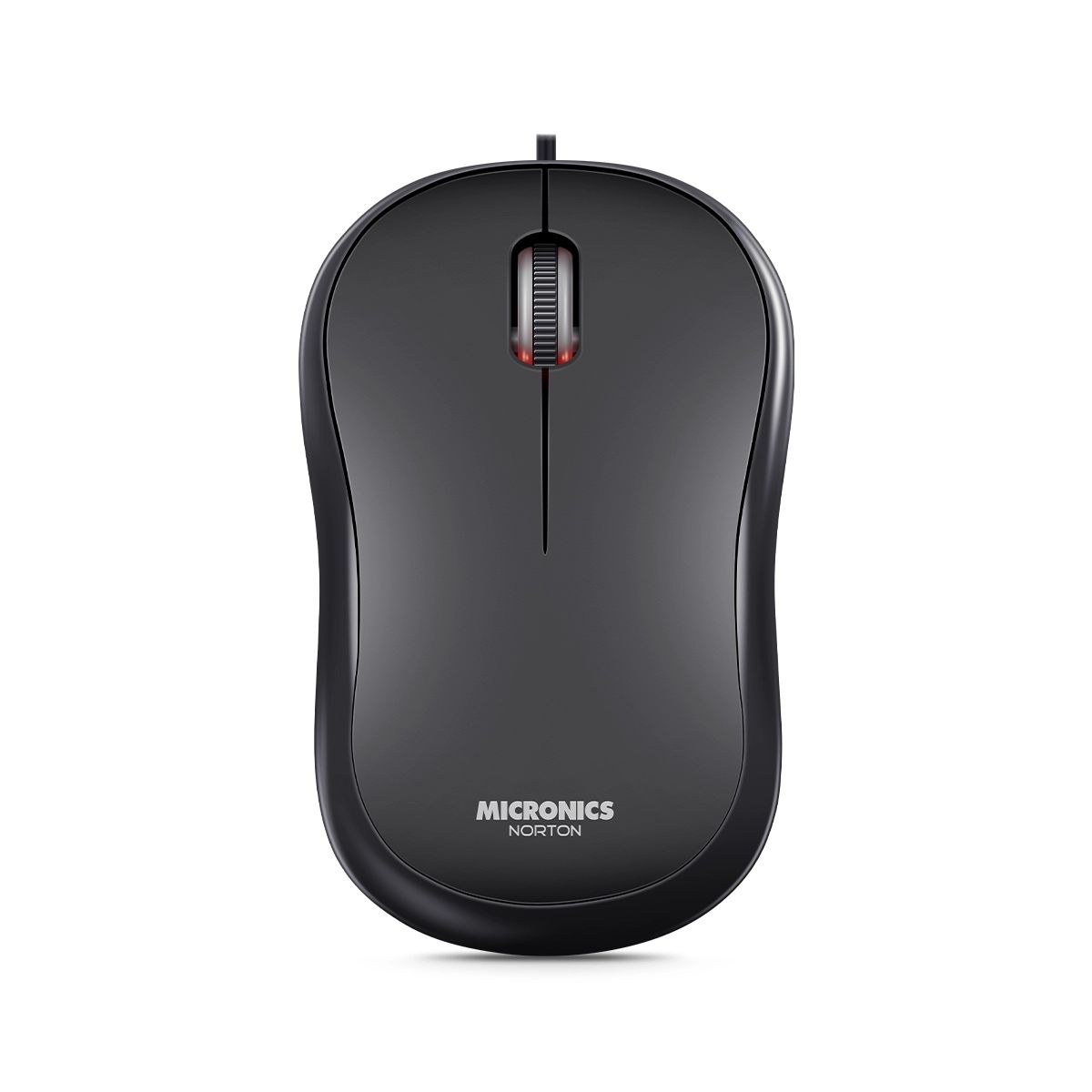 MICRONICS - Mouse Oficina Alámbrico 1000DPI Negro Micronics Norton MIC M600