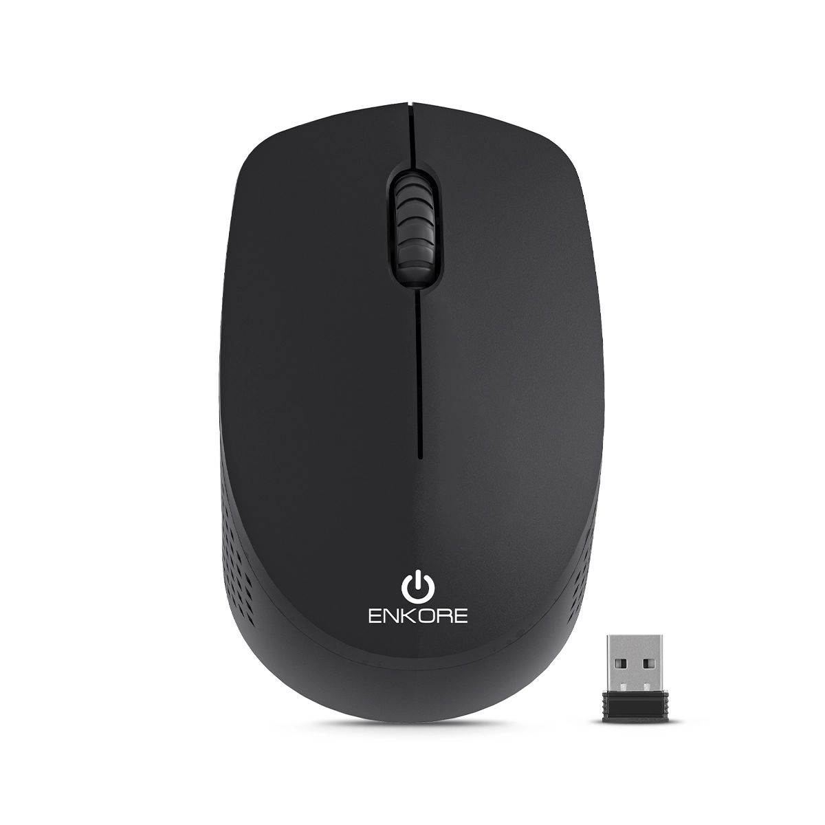 ENKORE - Mouse Oficina Inalámbrico 1200DPI Negro Enkore Partner EKM 203