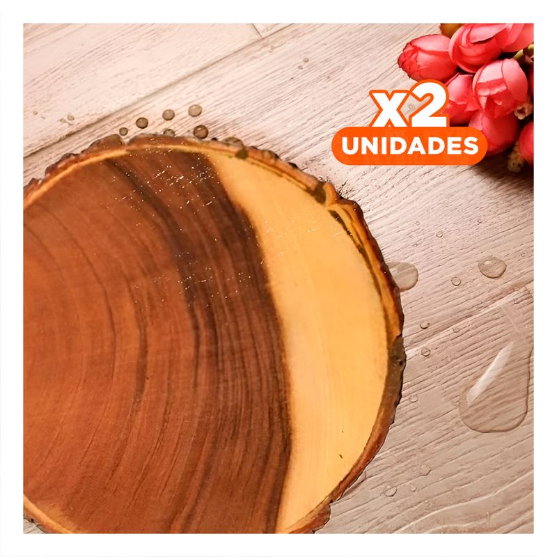 GENERICO - Pack2 Bandeja para Frutas de 33cm Y+Regalo Stickers