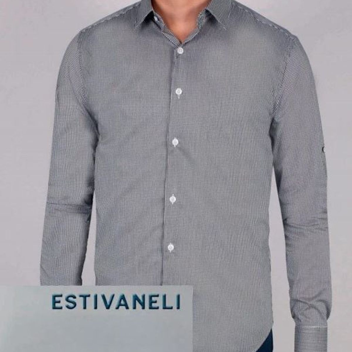 ESTIVANELI - Camisa Estivaneli Manga Larga Cuadros