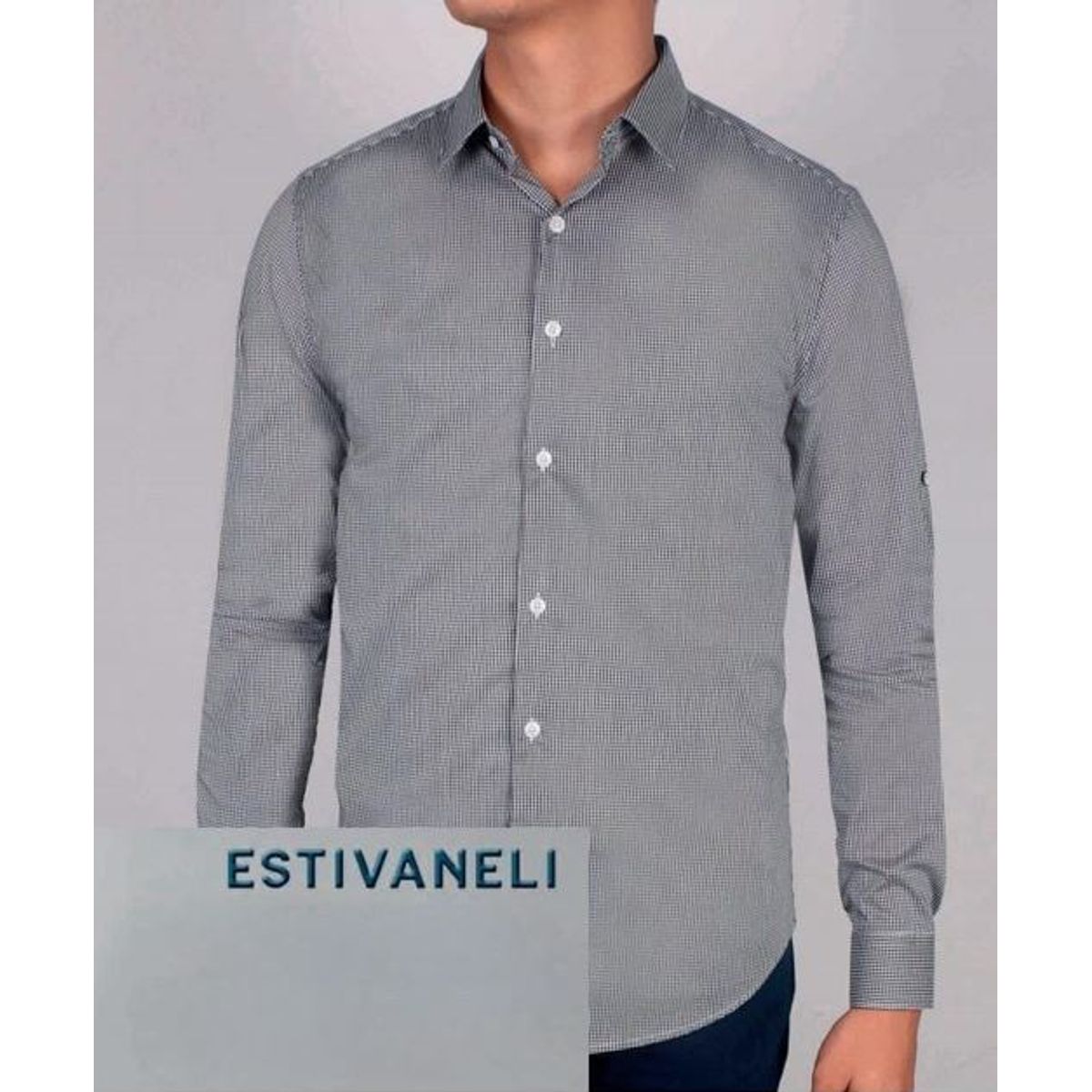 ESTIVANELI - Camisa Estivaneli Manga Larga Cuadros