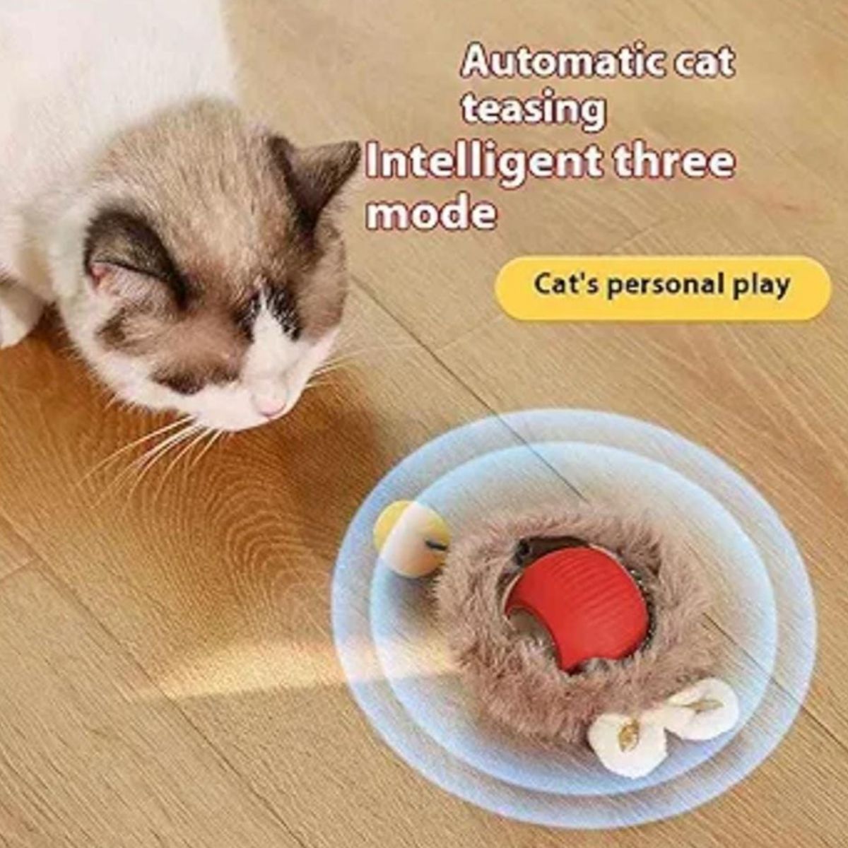 GENERICO - JUGUETE PELOTA INTERACTIVA TIPO RATON PARA GATOS