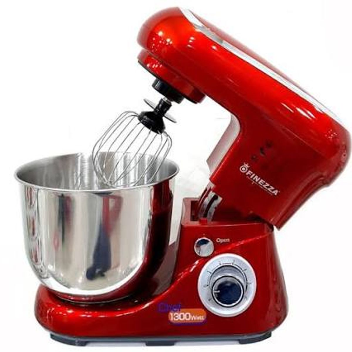 FINEZZA - Batidora 1300 watts FINEZZA rojo 6 velocidades FZ-6822B