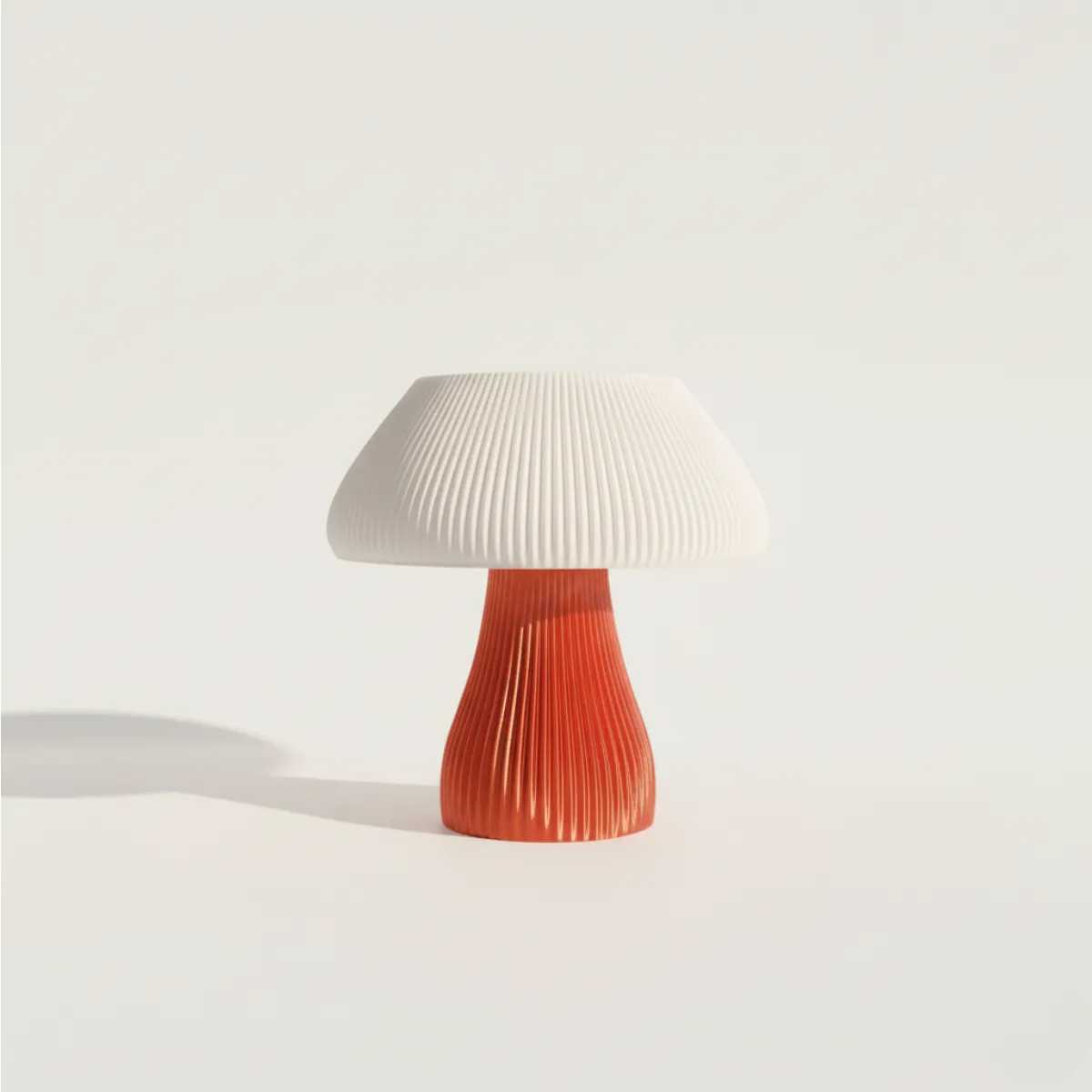 GENERICO - Lámpara Lumia de impresión 3D blanco y anaranjado