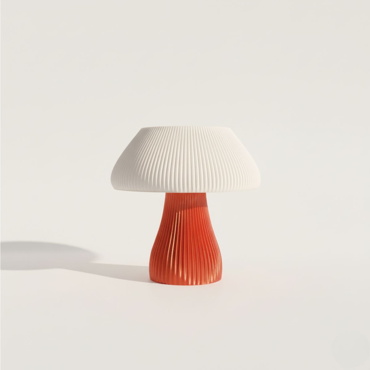 GENERICO - Lámpara Lumia de impresión 3D blanco y anaranjado