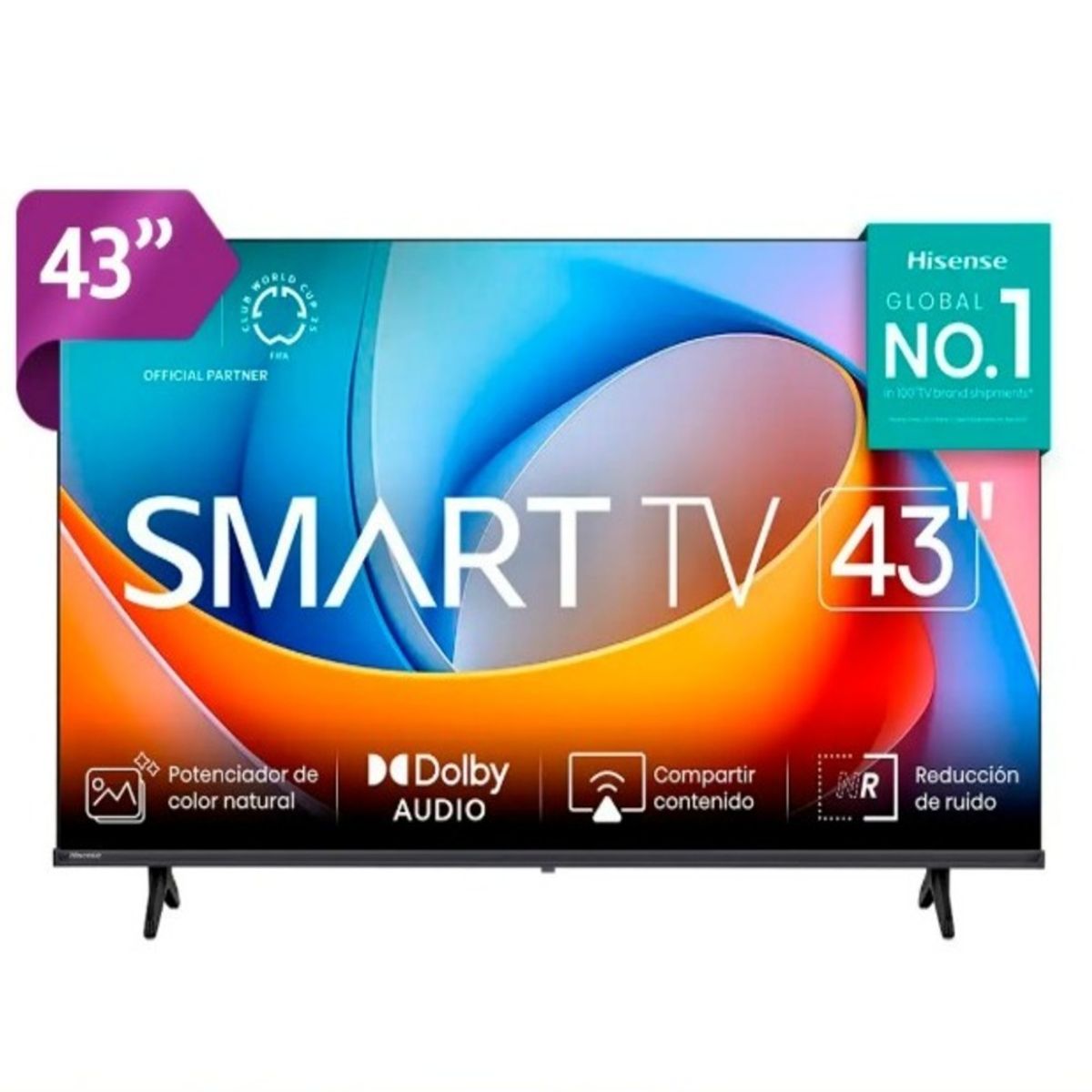 HISENSE - Televisor Hisense Led 43 Smart Full HD VIDAA 43A4NV 2025