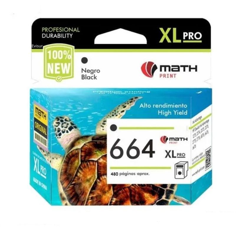 GENERICO - TINTA COMPATIBLE PARA HP 664XL NEGRO