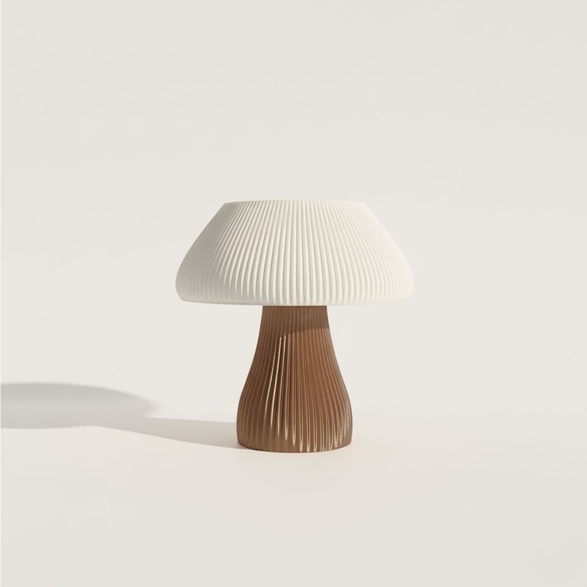 GENERICO - Lámpara Lumia de impresión 3D blanco y marrón