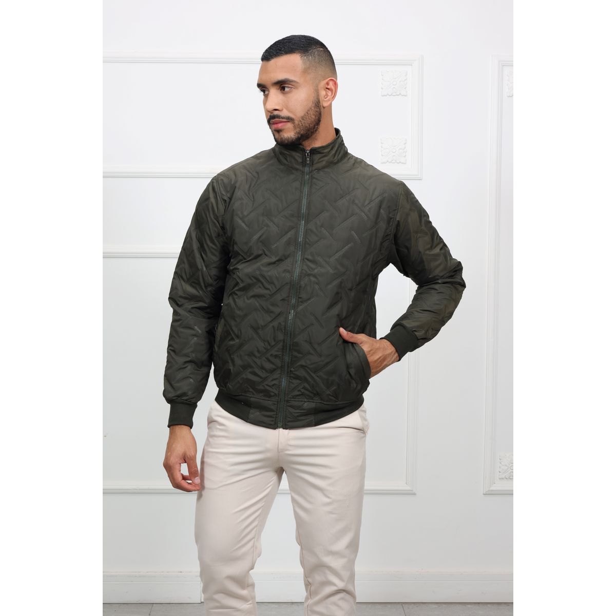 GENERICO - Casaca Hombre Impermeable Roca - verde militar