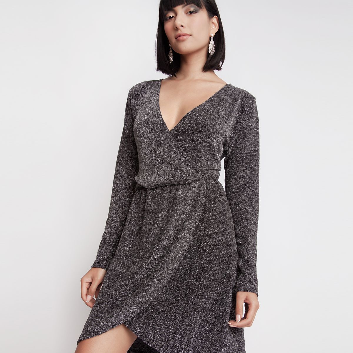 DOLCATTA - Vestido Audrey - Silver Color - Dolcatta