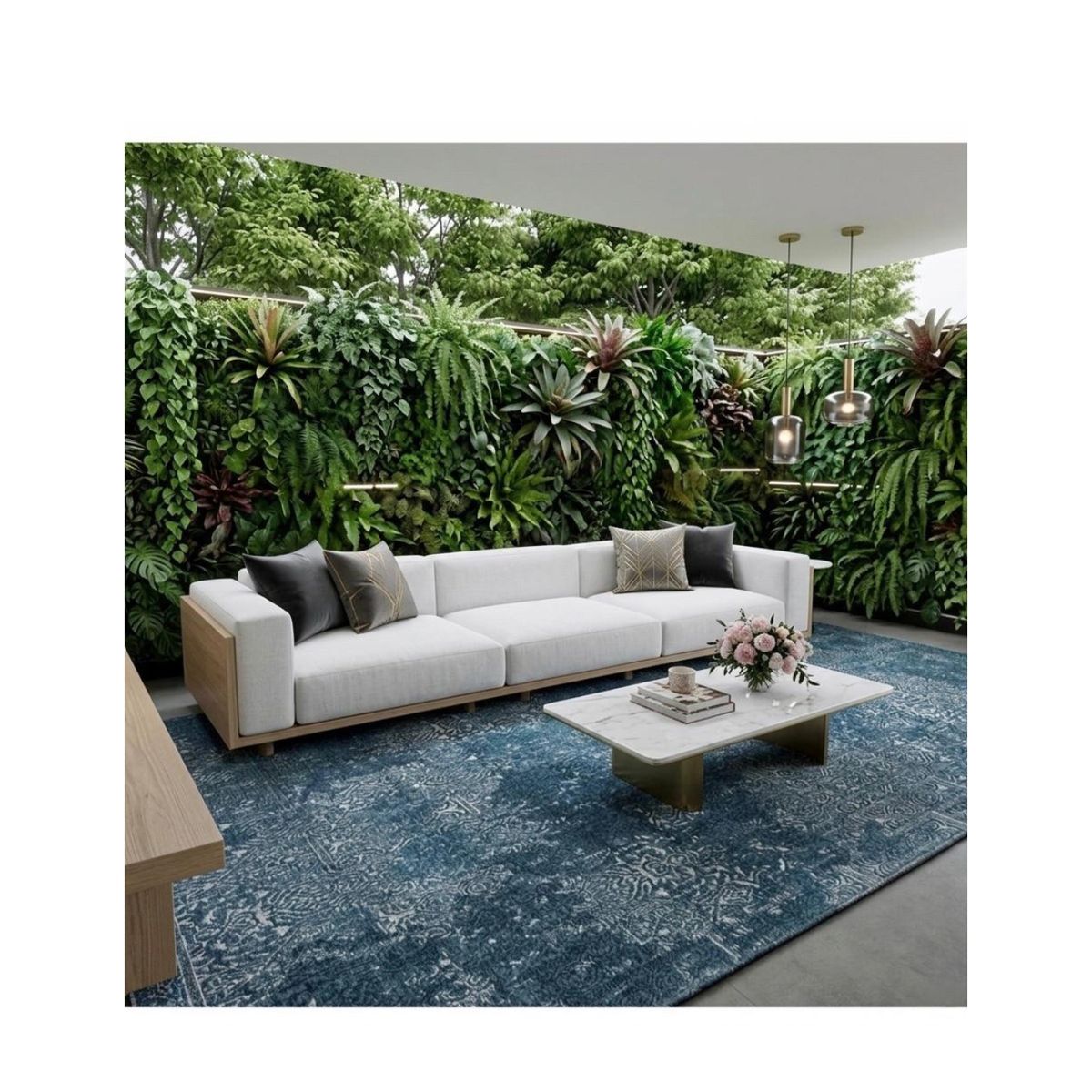 GENERICO - Alfombra Decoghar RAC-52 Azul Jacquard 180 x 280 cm