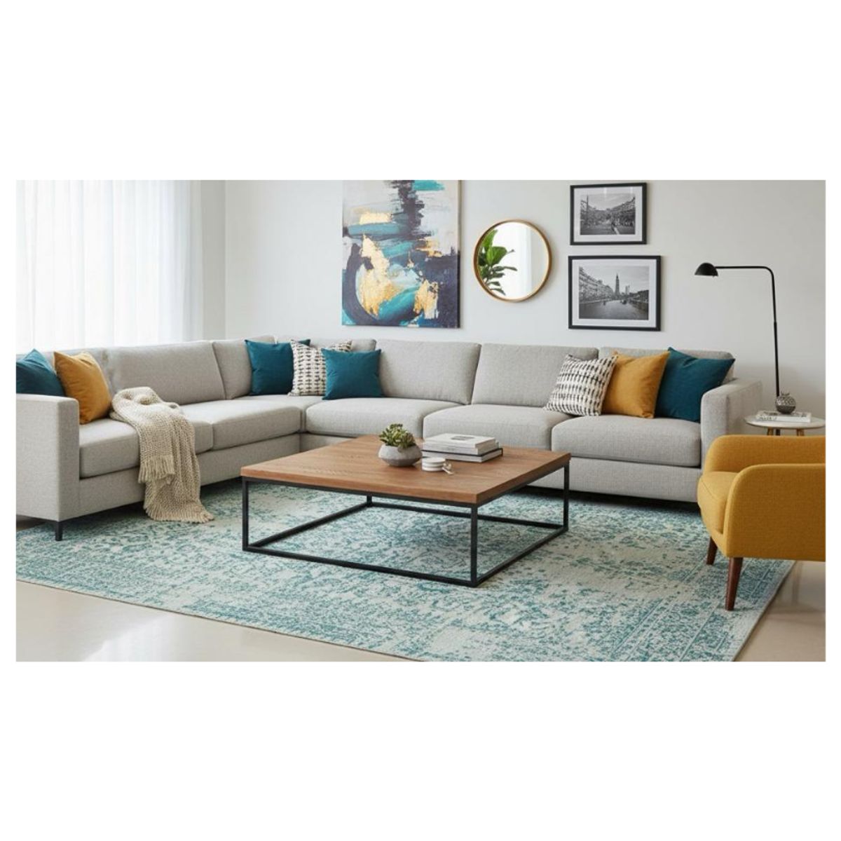 GENERICO - Alfombra Decoghar RAC-7 Jacquard 120 x 180 cm