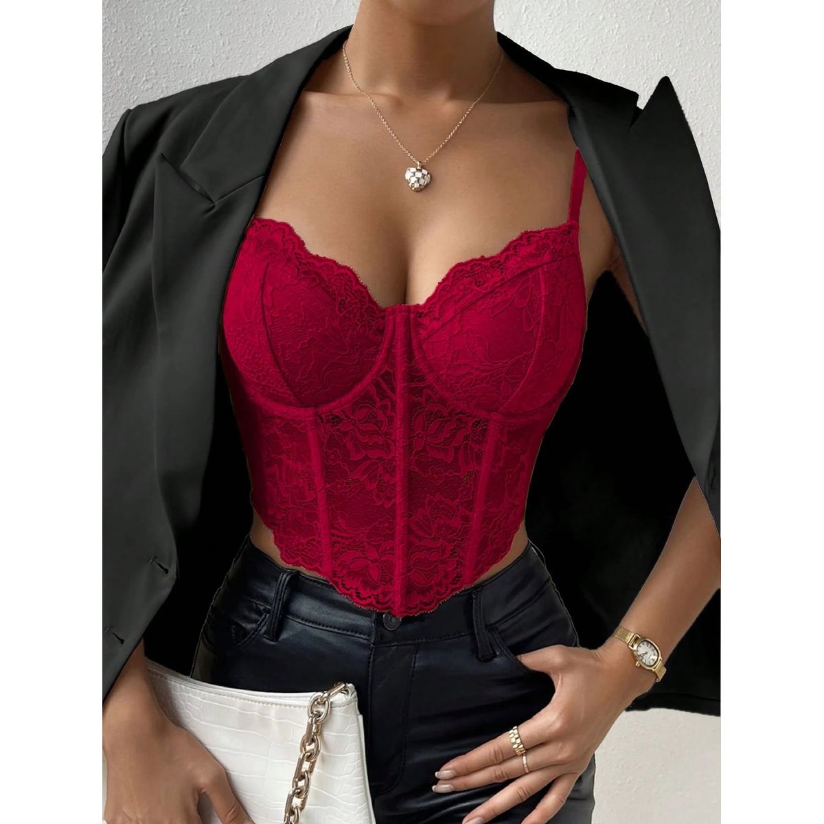 GENERICO - TOP LOLITAS ROJO VINO ROCY