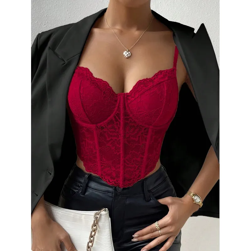 GENERICO - TOP LOLITAS ROJO VINO ROCY