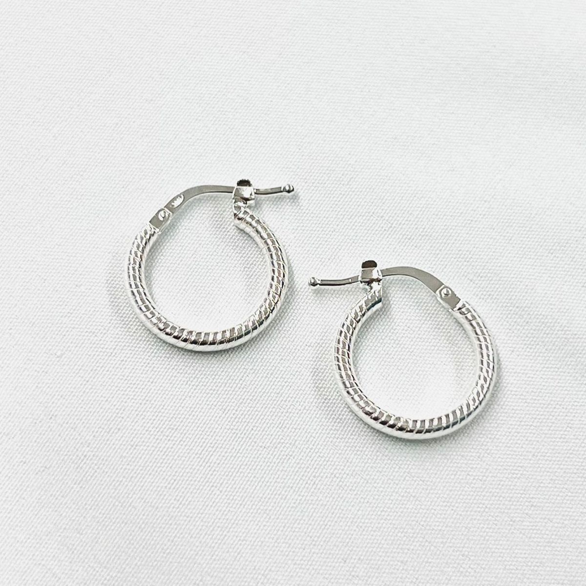 JOYERIA D'PILMER - ARETE ARGOLLA DE PLATA