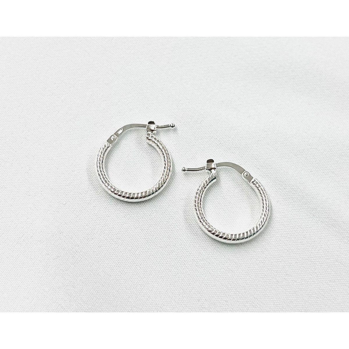 JOYERIA D'PILMER - ARETE ARGOLLA DE PLATA