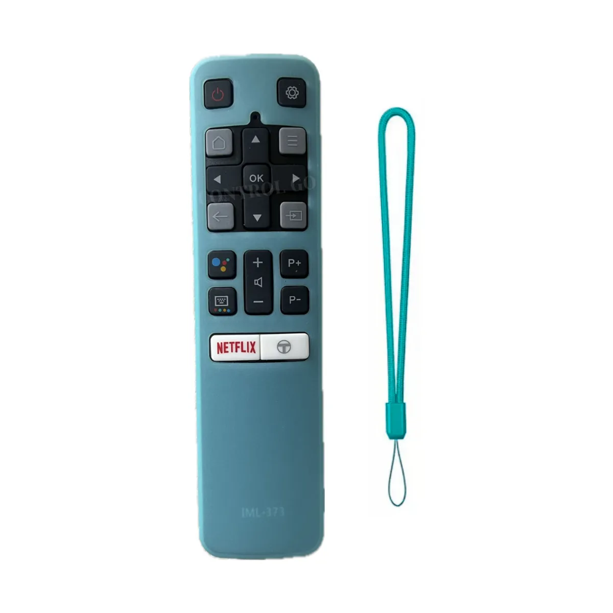 CASE - Funda protector case para control TCL turquesa