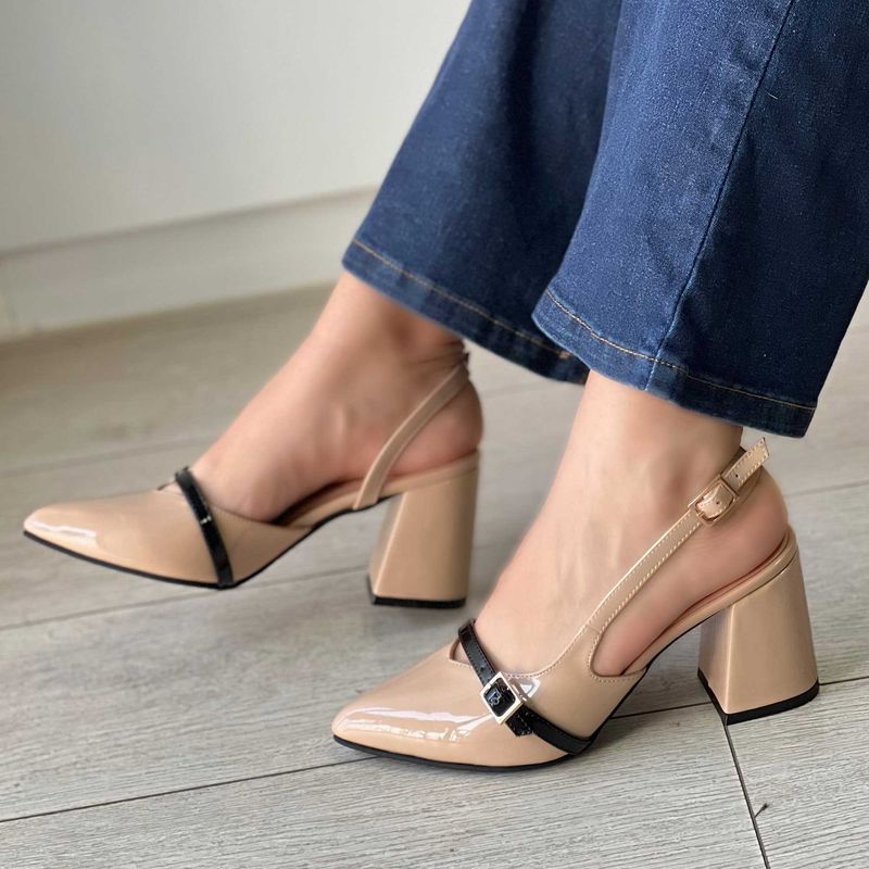 GENERICO - ESTILETO BEIGE PARA MUJER SABEL