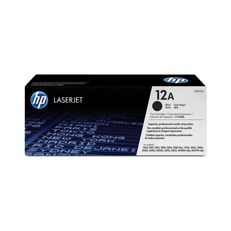 HP - TONER HP Q2612A 2000 PAGINAS COLOR NEGRO PN  Q2612A