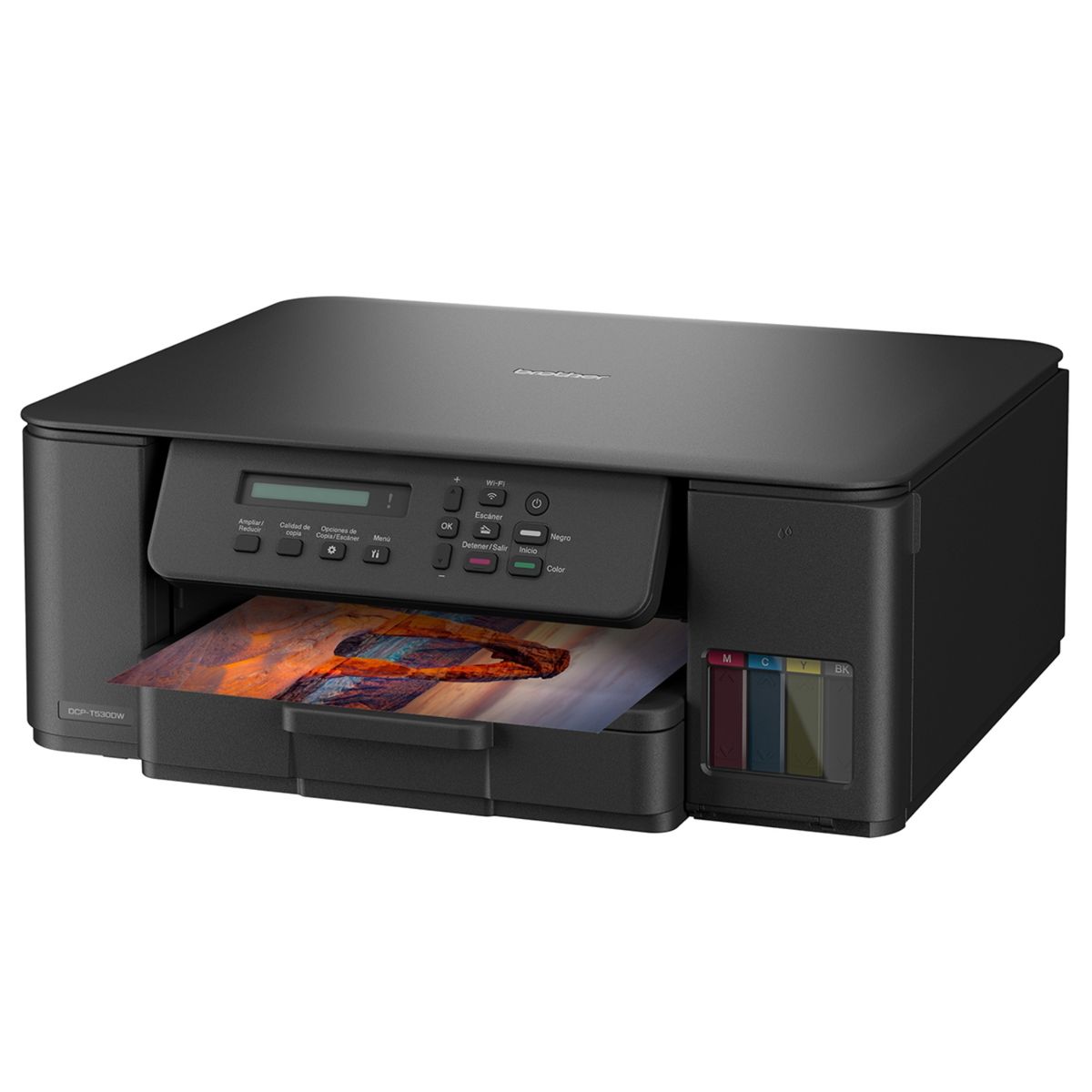 BROTHER - Impresora Brother DCPT530DW Multifuncional InkBenefit Tank Wi-Fi Dúplex
