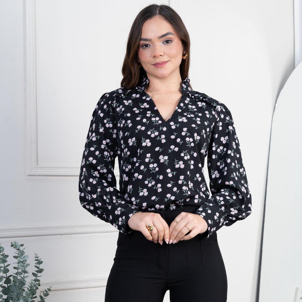 NANCY'S COLLECTION - Blusa Manga Larga Nancys Collection