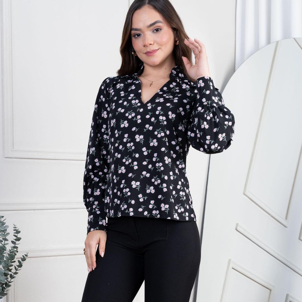 NANCY'S COLLECTION - Blusa Manga Larga Nancys Collection