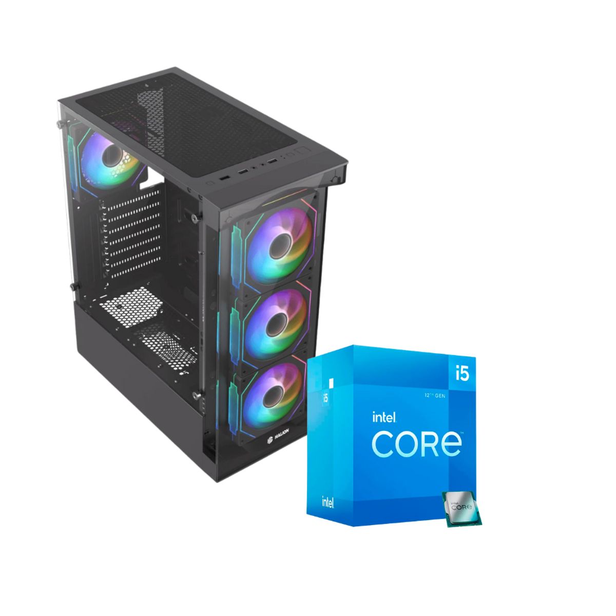 HALION - Combo PC Gamer Intel Core i5 12va 512GB 16GB + Monitor 24