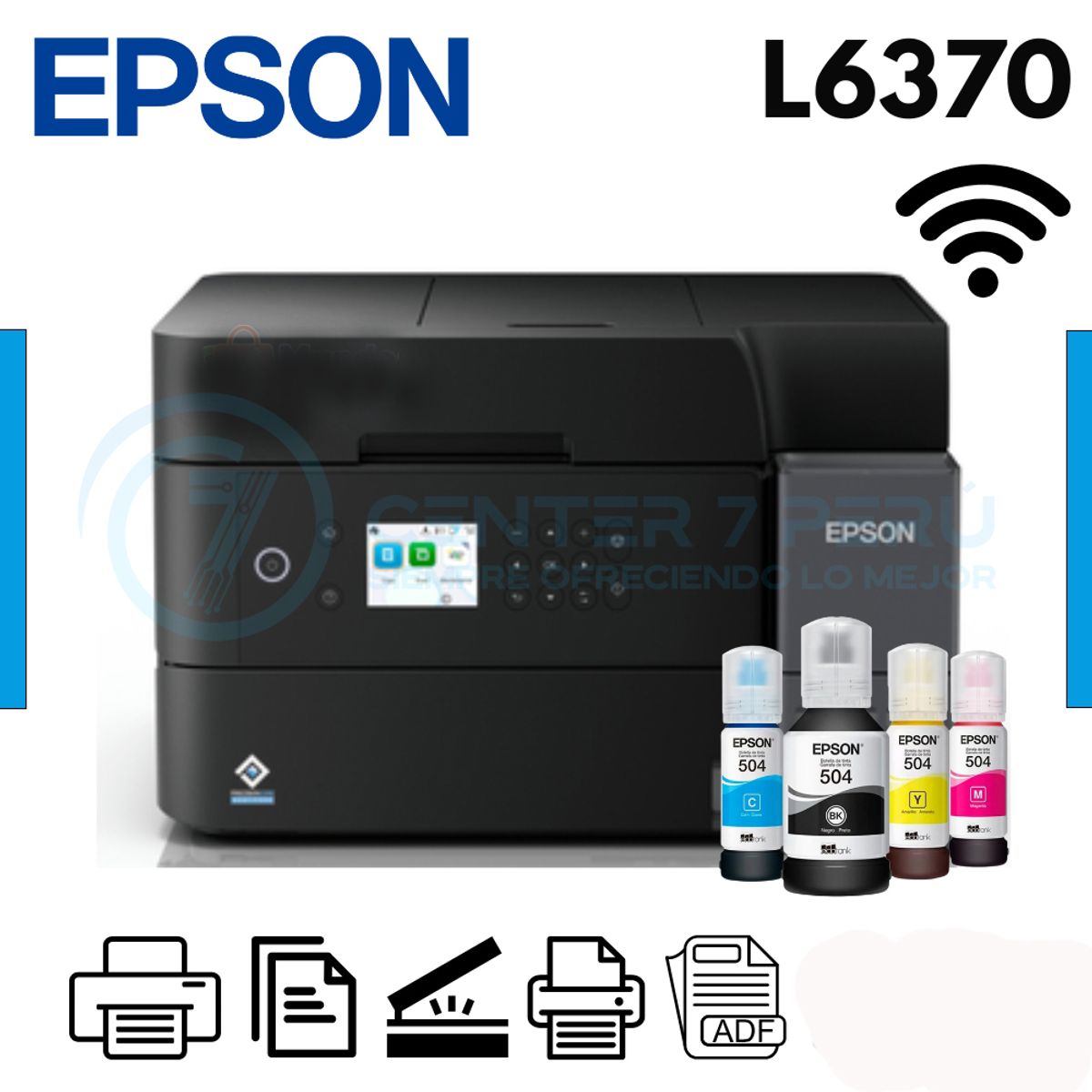 EPSON - IMPRESORA EPSON L6370 ECO TANK MULTIFUNCIONAL WIFI DUPLEX