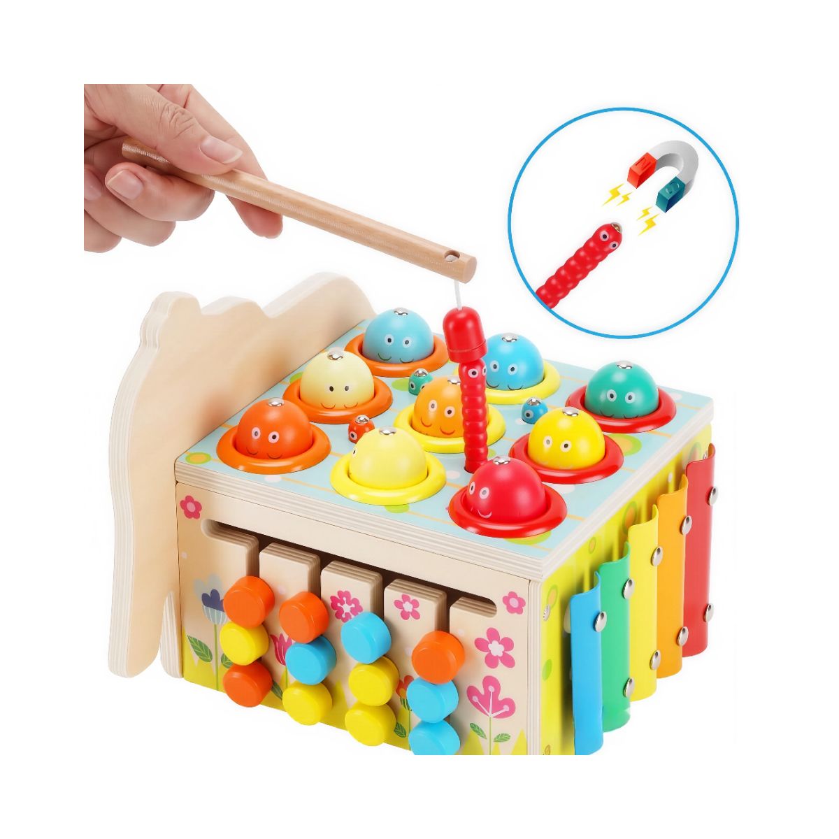 GENERICO - Juego de Madera Elefante con Martillo