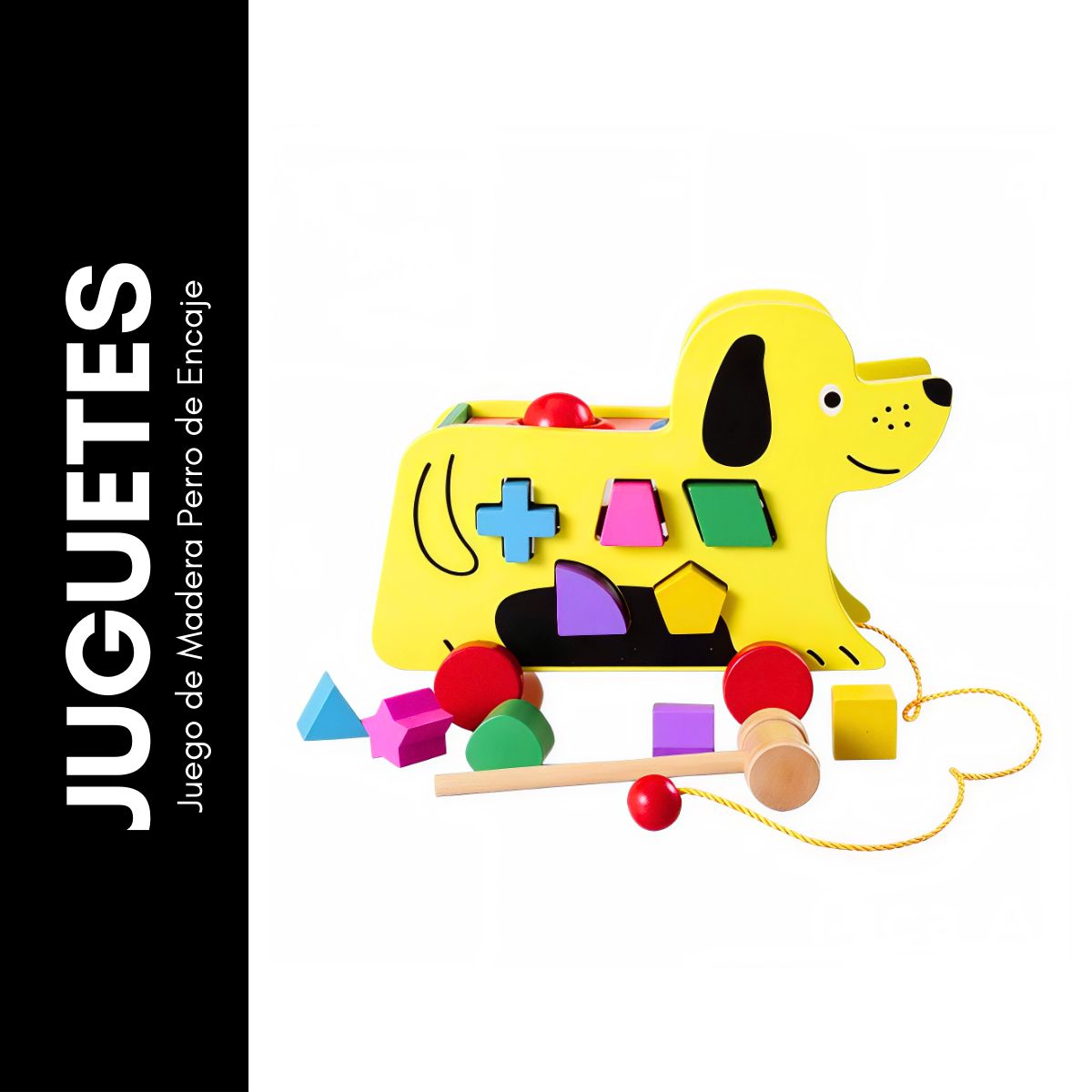 GENERICO - Juego de Madera Perro de Encaje
