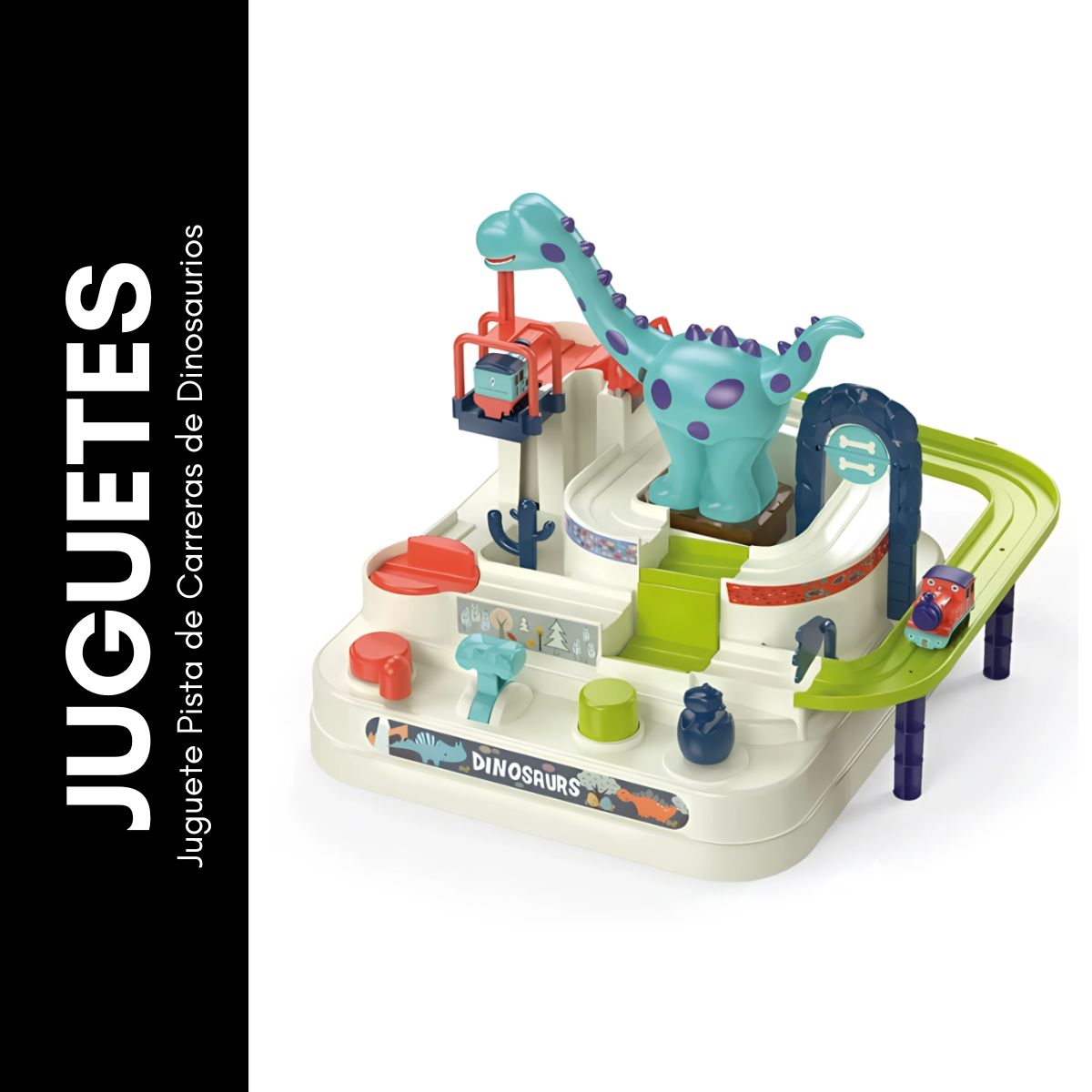 GENERICO - Juguete Pista de Carreras de Dinosaurios