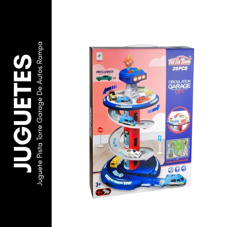Juguete Pista Torre Garage De Autos Rampa GENERICO