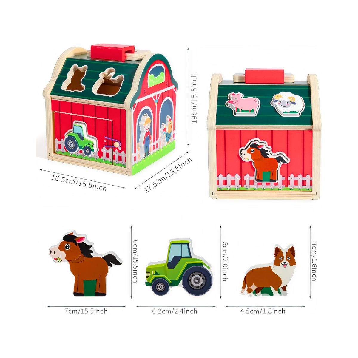 GENERICO - Juego de Madera Casita de la Granja