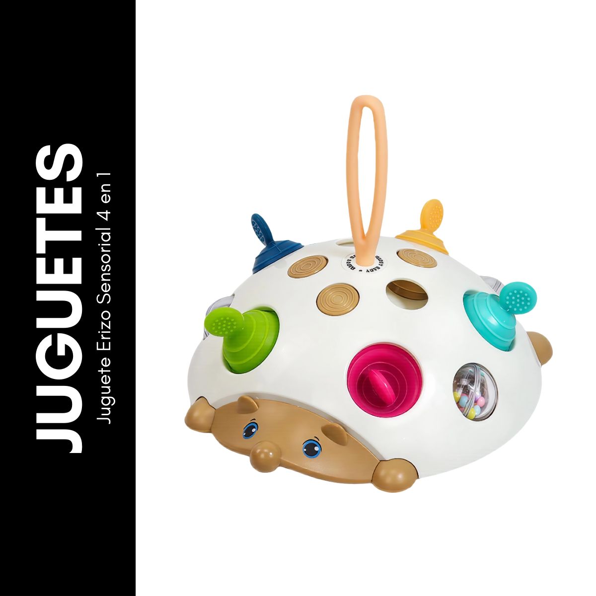 GENERICO - Juguete Erizo Sensorial 4 en 1