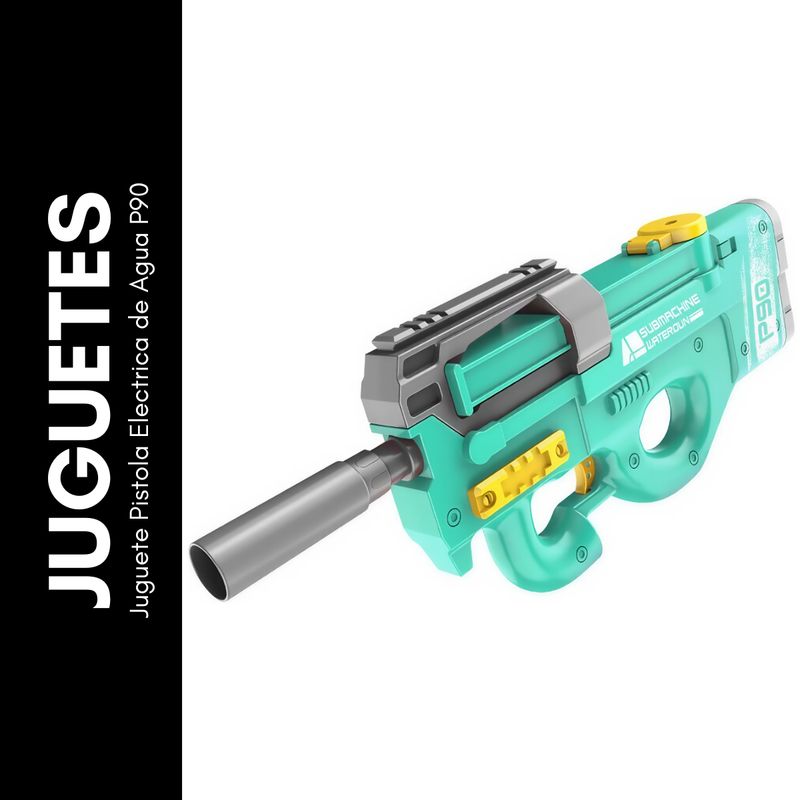 GENERICO - Juguete Pistola Electrica de Agua P90