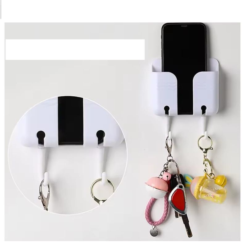 GENERICO - Base de Soporte de Pared para Colgar y cargar Celular