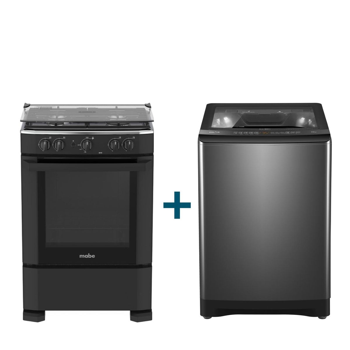 MABE - Combo Cocina a Gas 60cm +Lavadora Automática 14kg mabe
