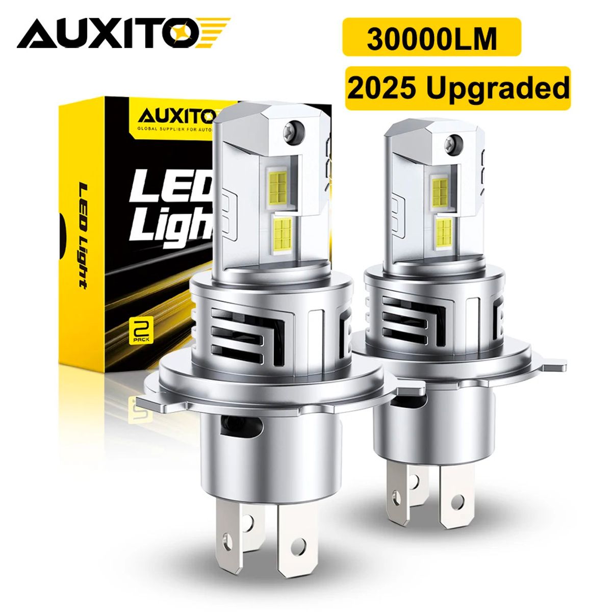 GENERICO - Luces Auxito Para Automovil Conector H4 M6S Led 30000lm 60w