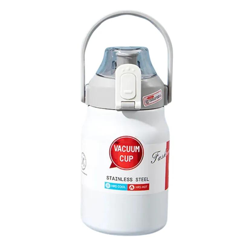 HYGGE - Termo De Acero Inoxidable Con Pajita Portable Acabado Mate