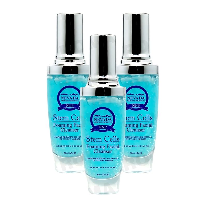 NEVADA NATURAL PRODUCTS - PACK 3 LIMPIADOR FACIAL EN ESPUMA CÉLULAS MADRE 50ML NEVADA