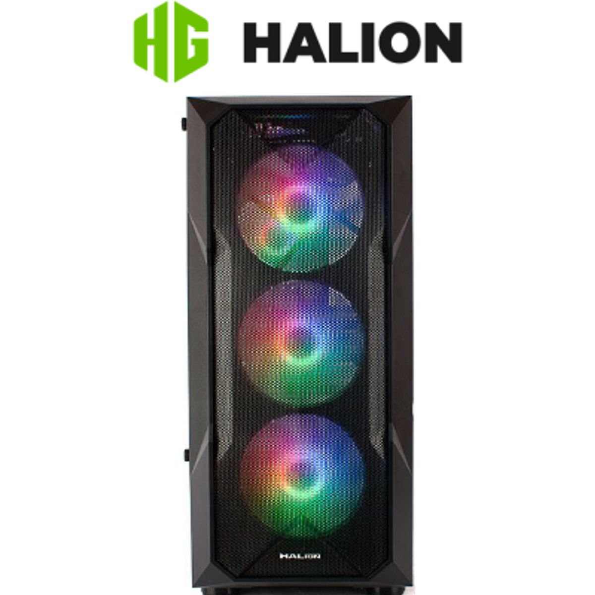 HALION - Case gamer STUKA CR11 ATX Con fuente de 500W HALION